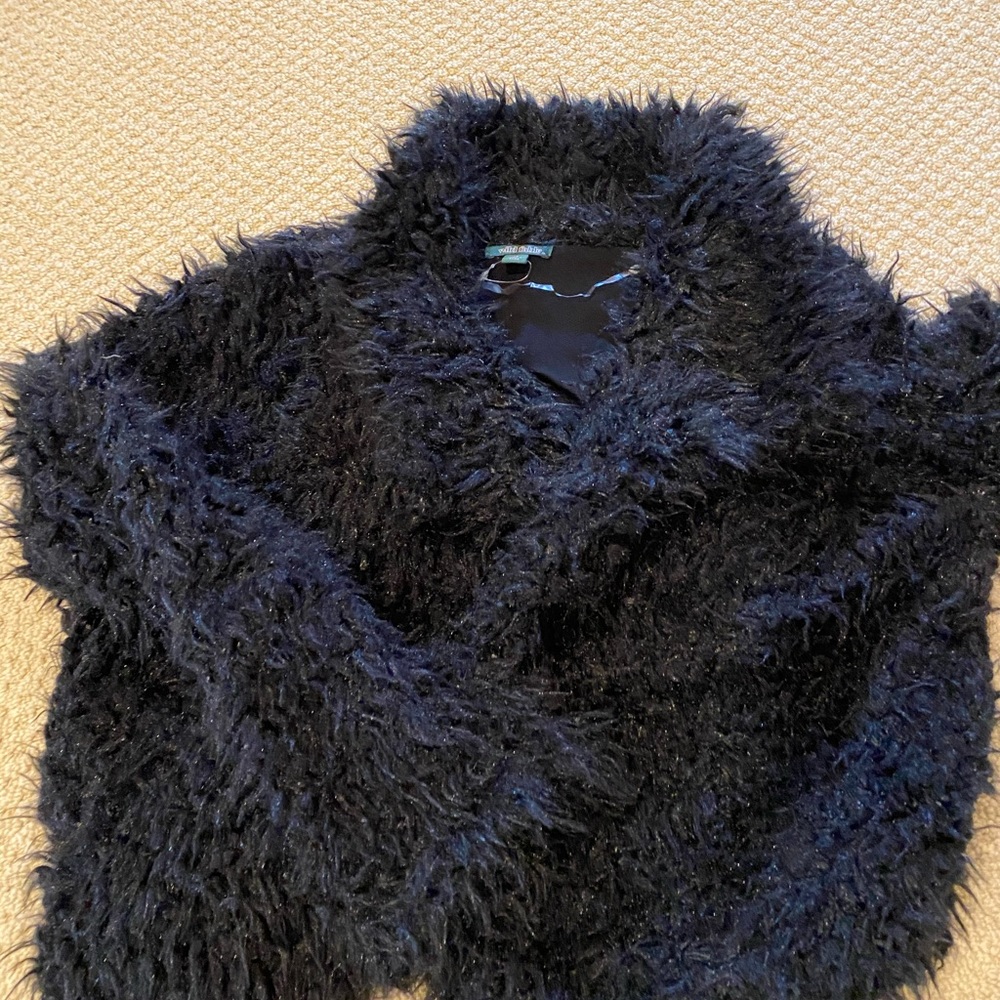 fluffy formal jacket never worn